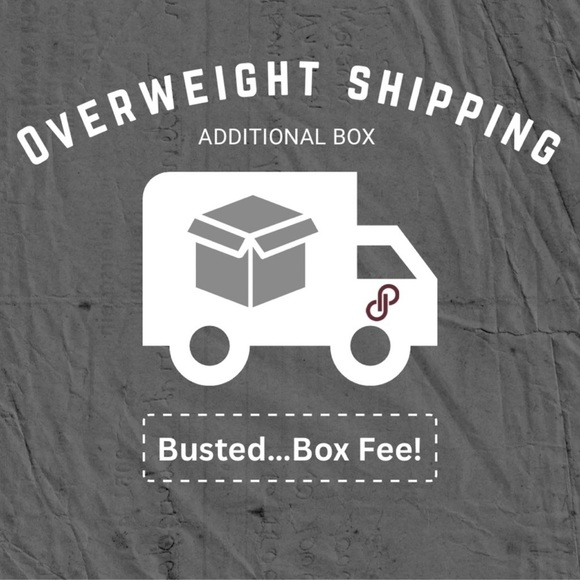 Posh Show Overweight Shipping Label - Picture 1 of 1